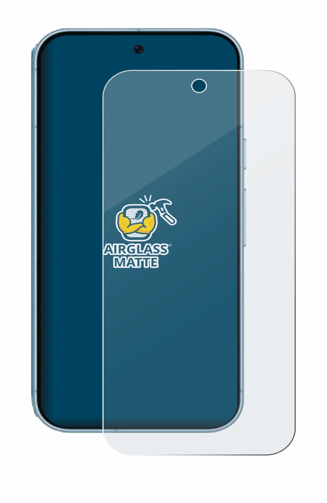 Image de l'appareil Google Pixel 9 (case-friendly) avec une grande variété de protections d'écran.