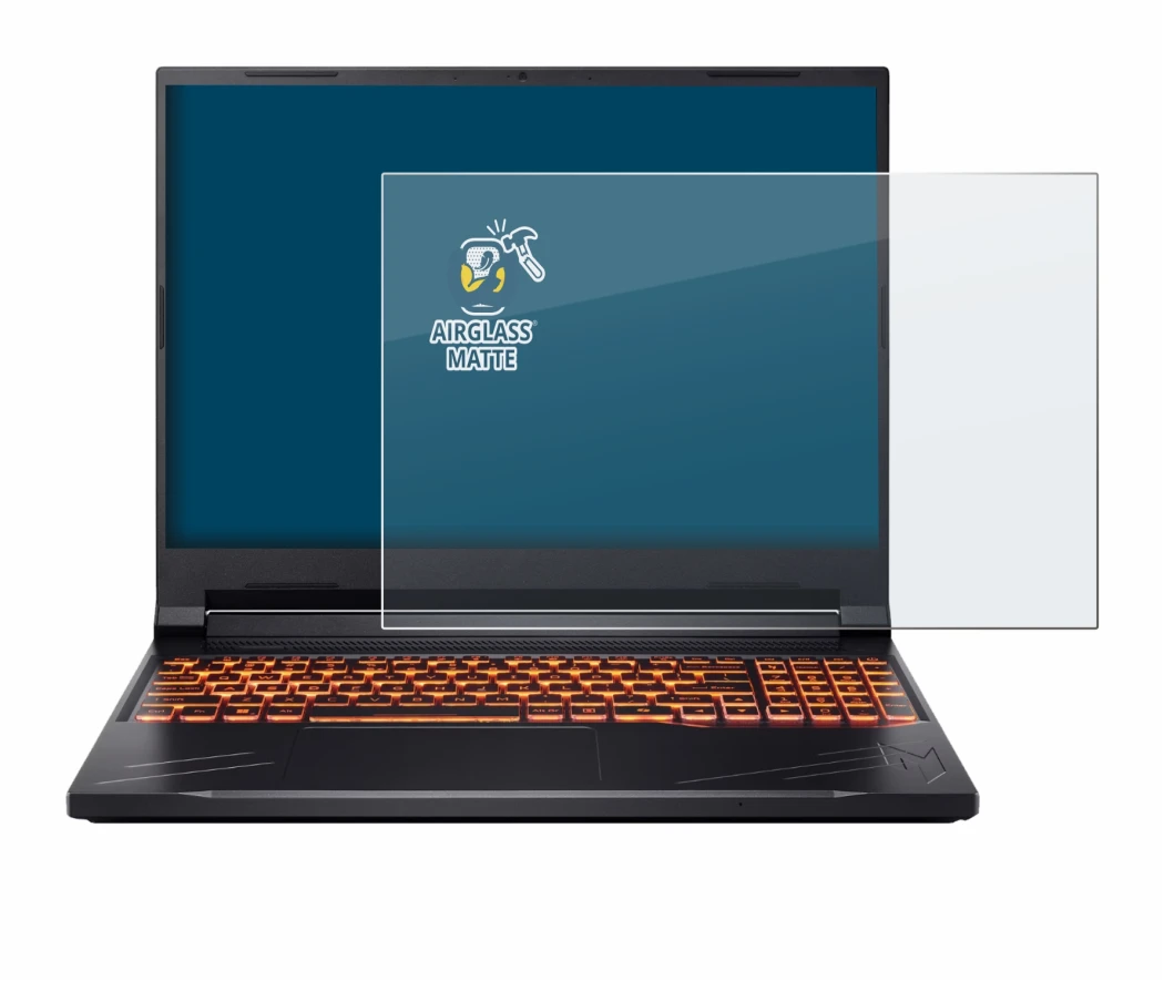 Image de l'appareil Acer Nitro V 16 avec une grande variété de protections d'écran.