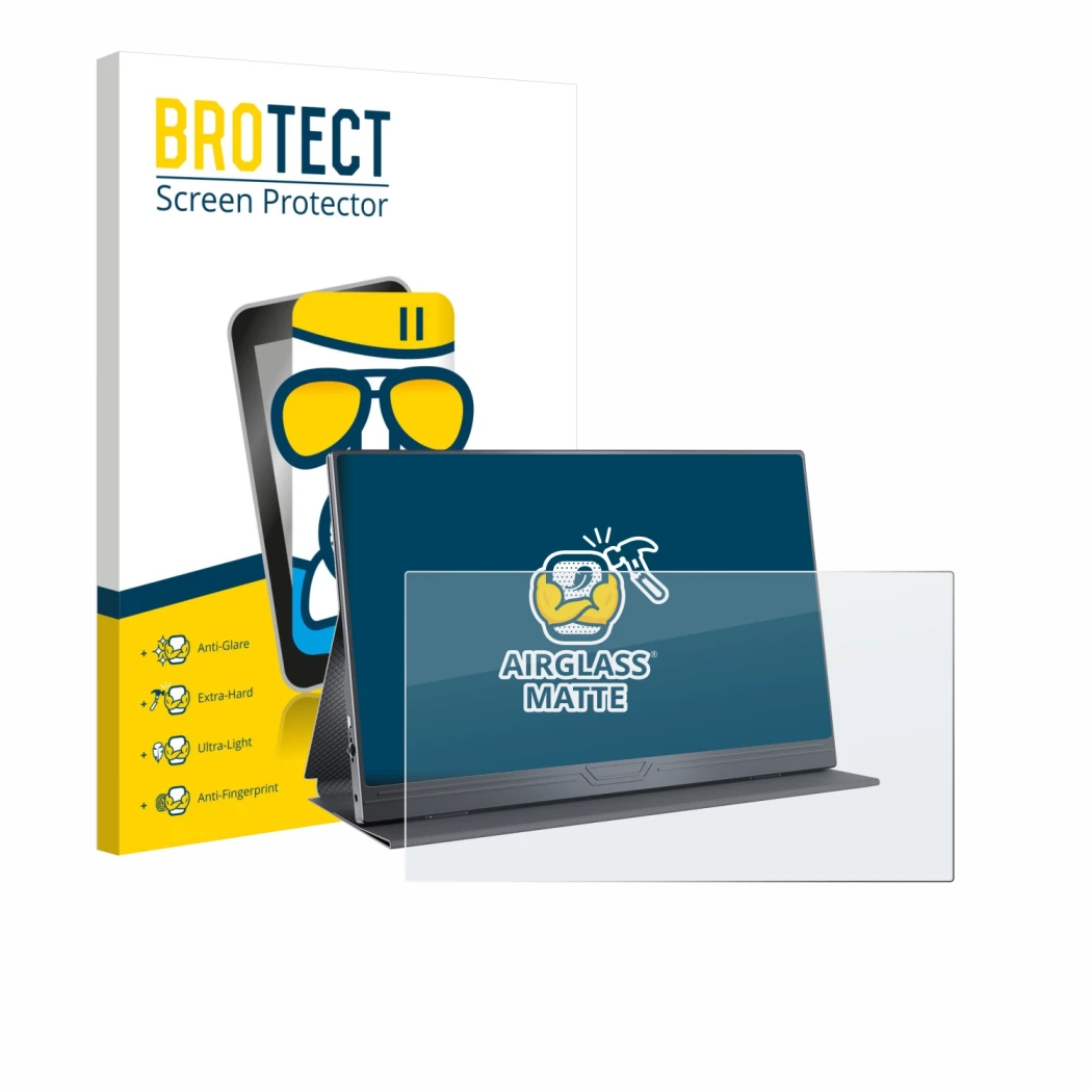 Face avant d’un emballage produit avec le logo de la marque BROTECT. À côté, l’appareil CUIUIC GS156B2 est représenté avec la 