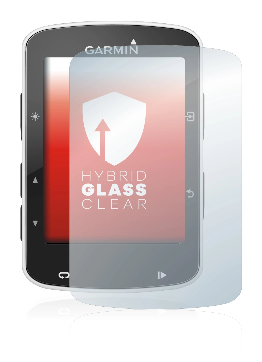 Image de l'appareil Garmin Edge 520 avec une grande variété de protections d'écran.