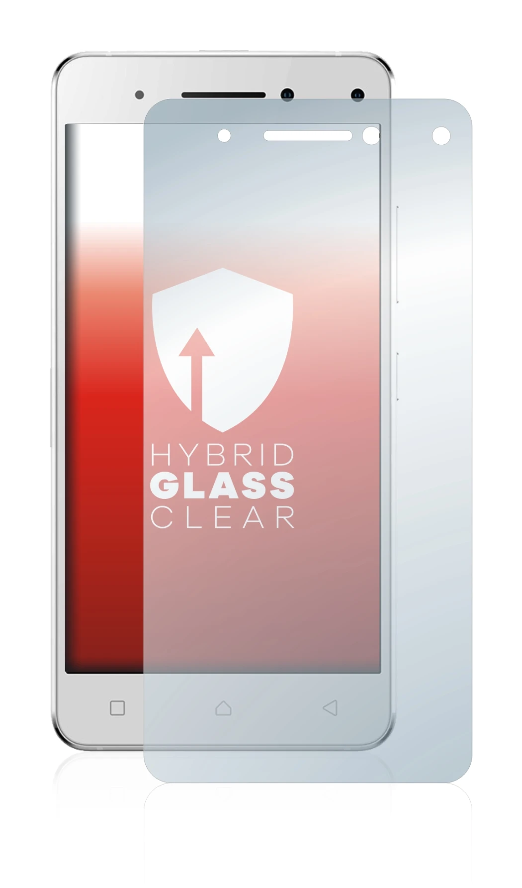 Image de l'appareil Lenovo Vibe S1 avec une grande variété de protections d'écran.