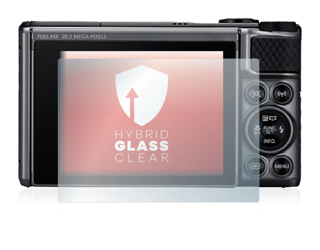 Image de l'appareil Canon PowerShot SX730 HS avec une grande variété de protections d'écran.