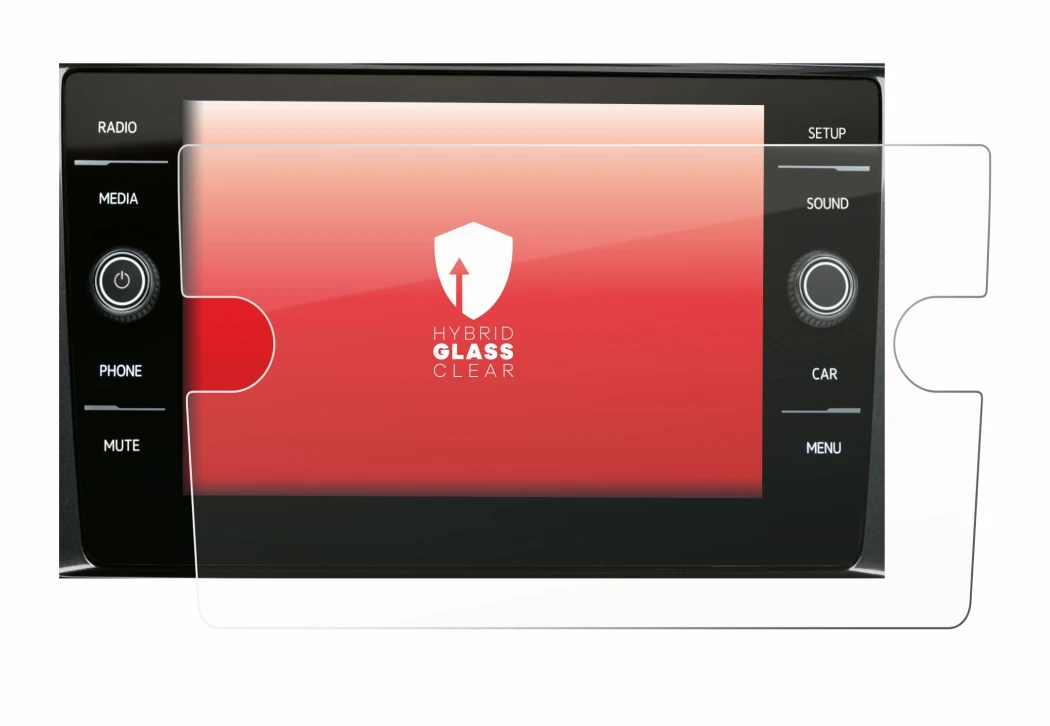 Image de l'appareil Volkswagen Composition Media 2017 avec une grande variété de protections d'écran.