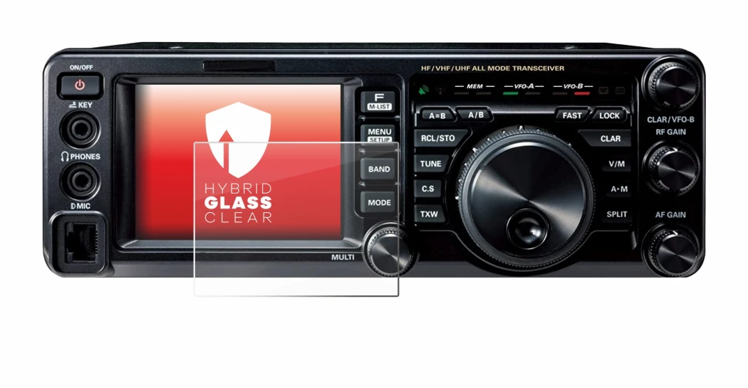 Image de l'appareil Yaesu FT-991A avec une grande variété de protections d'écran.