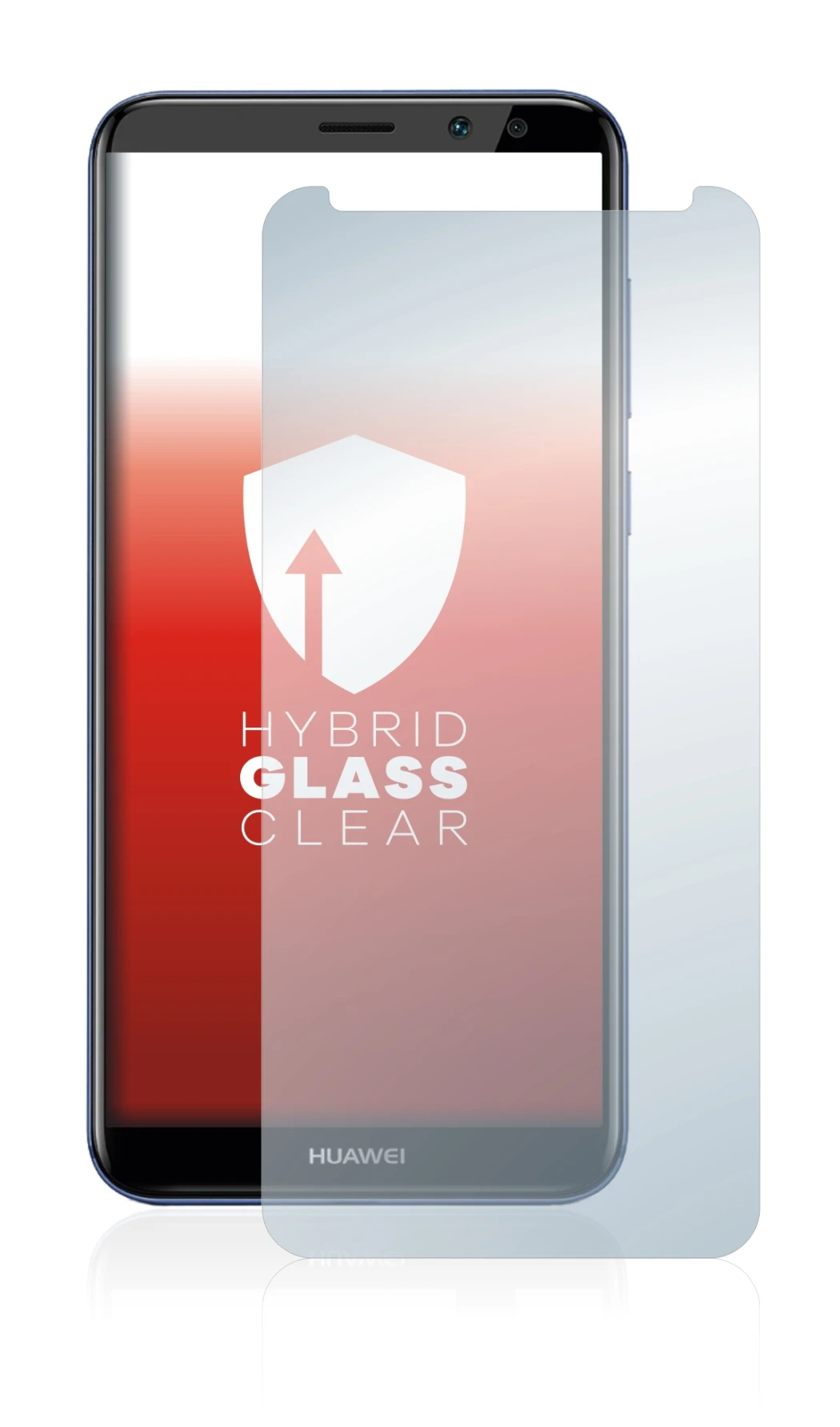 Image de l'appareil Huawei Mate 10 Lite avec une grande variété de protections d'écran.