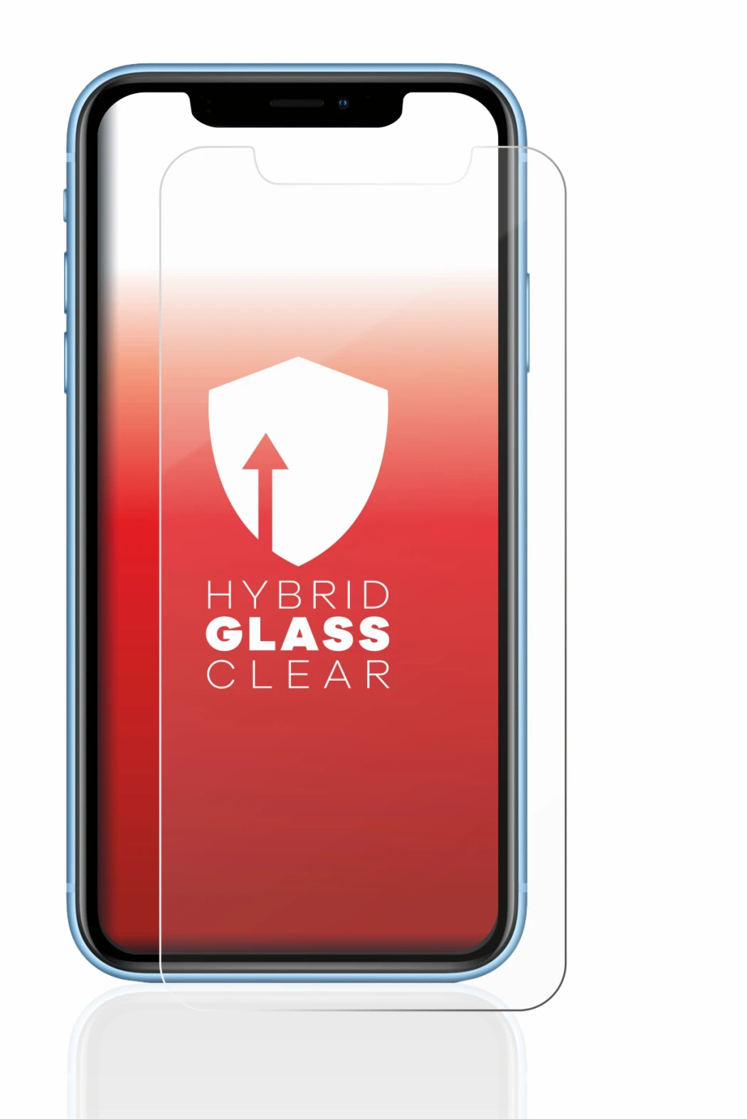 Image de l'appareil Apple iPhone XR avec une grande variété de protections d'écran.