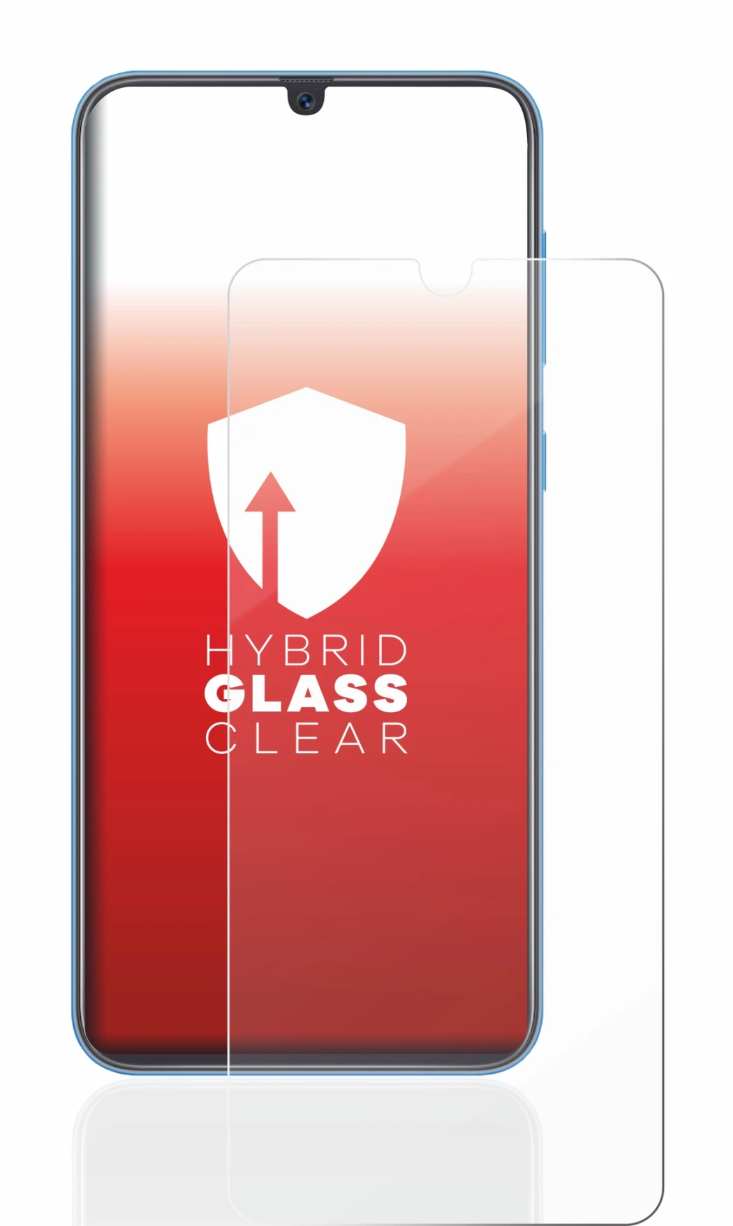 Image de l'appareil Samsung Galaxy A40 avec une grande variété de protections d'écran.