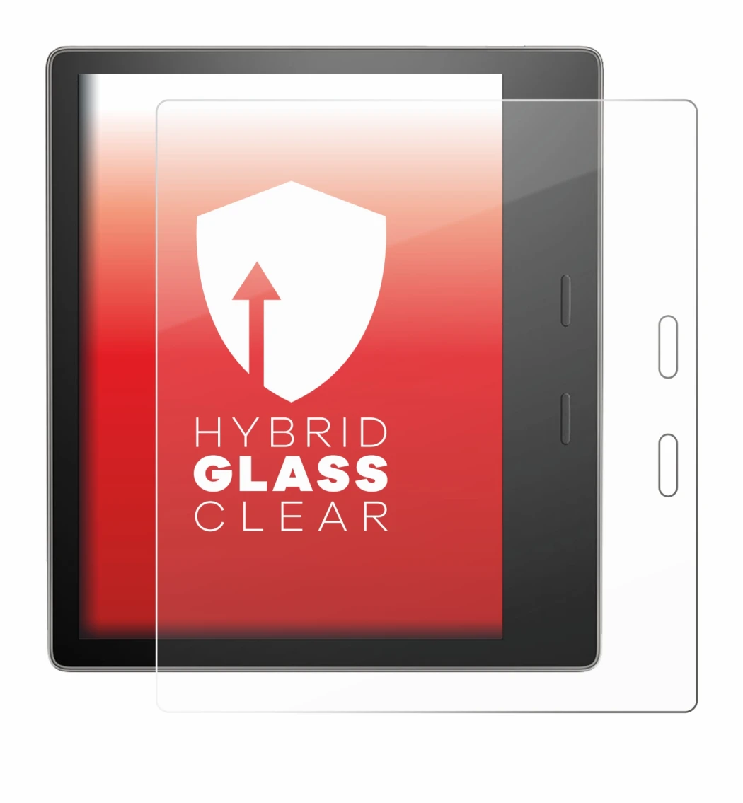 Image de l'appareil Amazon Kindle Oasis 2019 (10ème Gen.) avec une grande variété de protections d'écran.