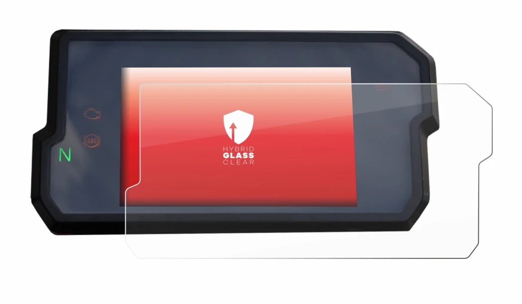 Image de l'appareil KTM 125 / 390 Duke 2017+ avec une grande variété de protections d'écran.