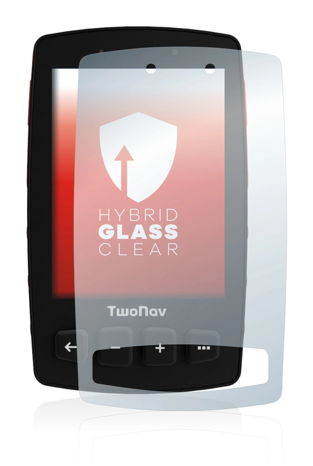 Image de l'appareil TwoNav Trail 2 avec une grande variété de protections d'écran.