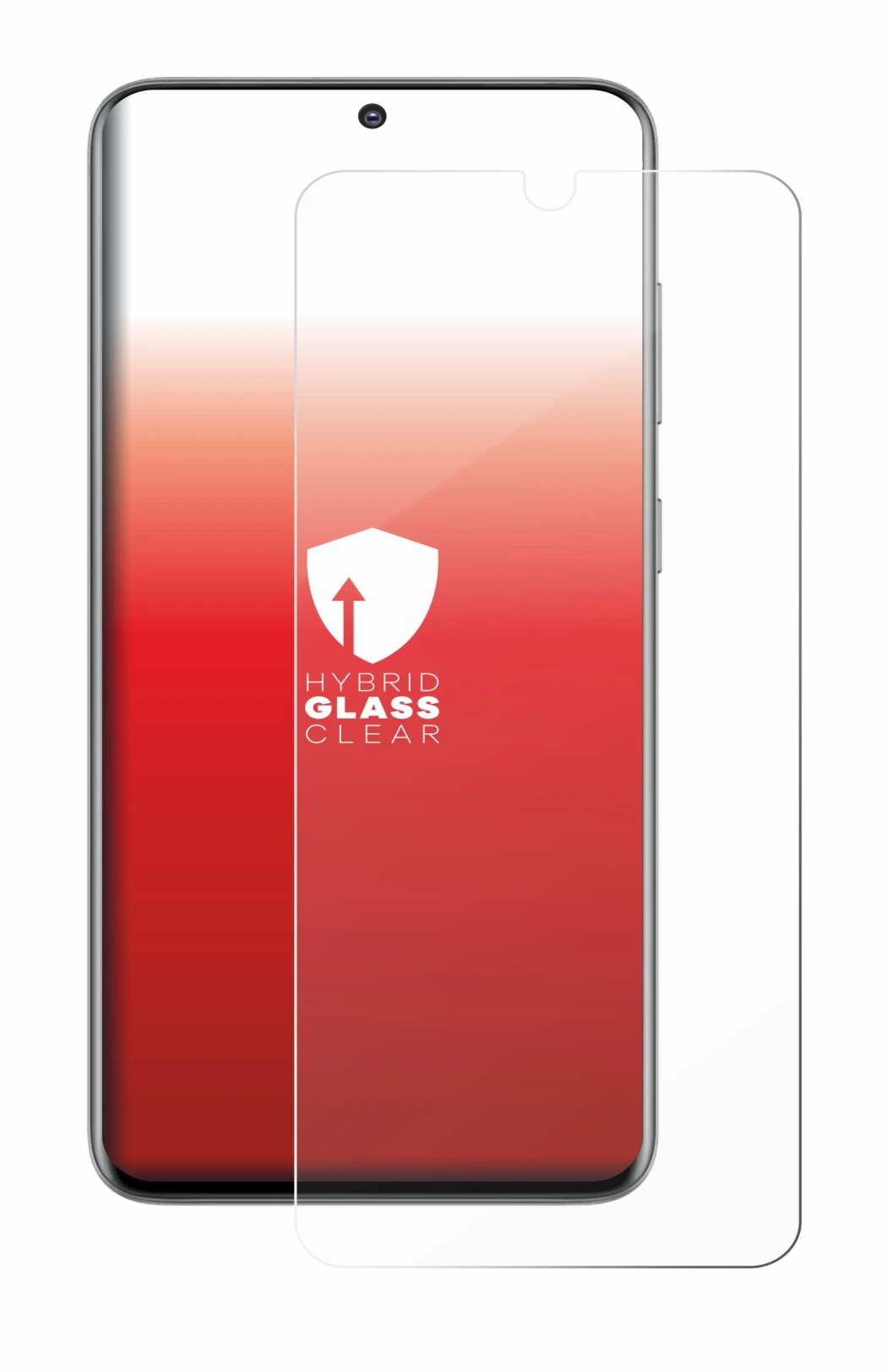 Image de l'appareil Samsung Galaxy S20 avec une grande variété de protections d'écran.