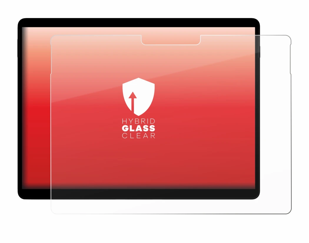 Image de l'appareil Microsoft Surface Pro X avec une grande variété de protections d'écran.