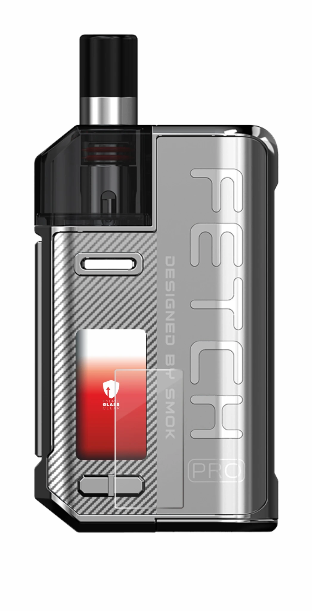 Image de l'appareil Smok Fetch 80W Pro avec une grande variété de protections d'écran.
