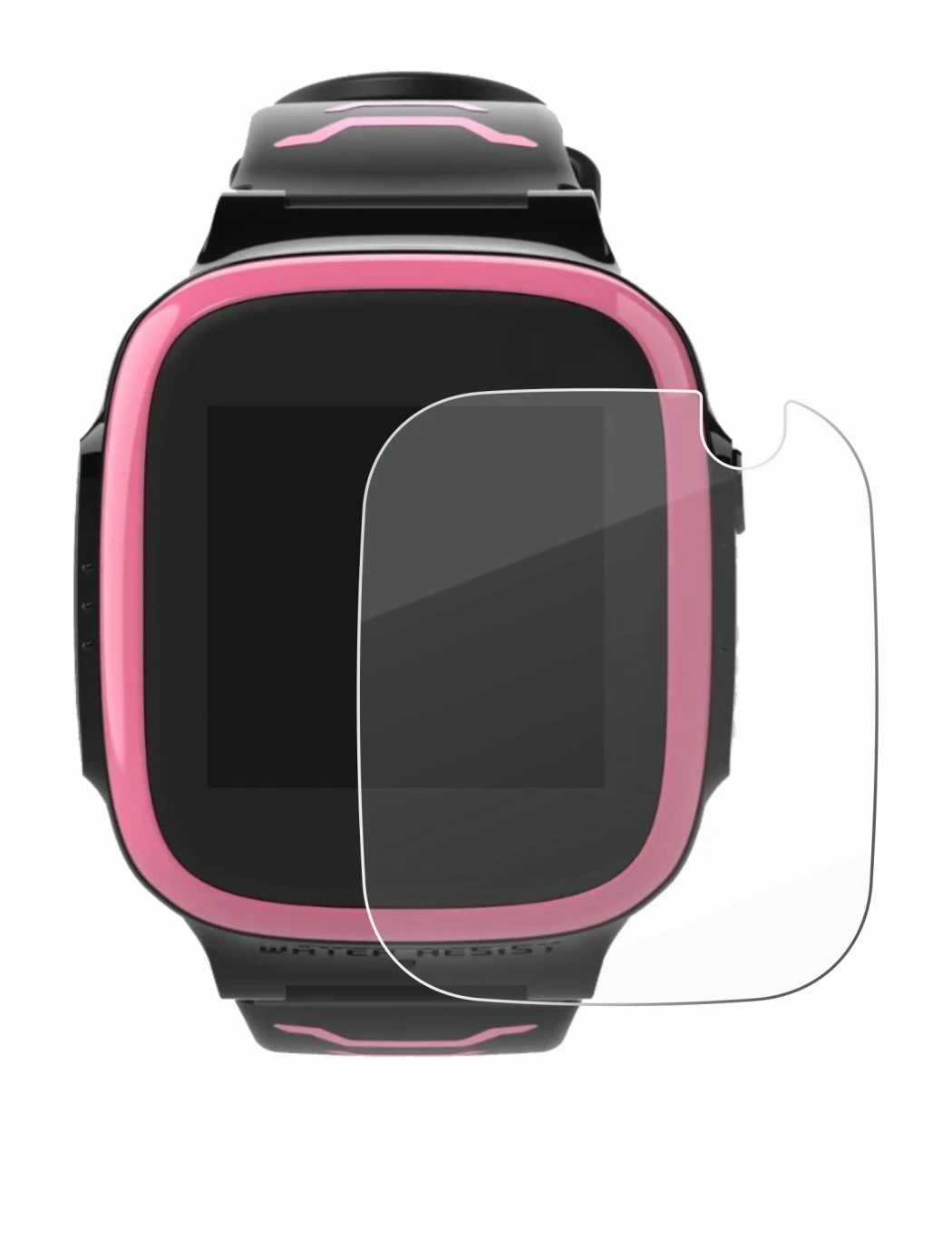 Image de l'appareil Xplora X5 Play avec une grande variété de protections d'écran.