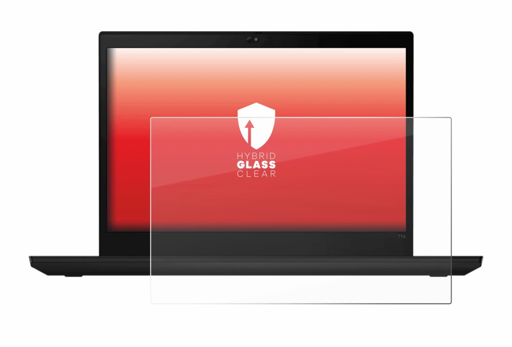 Image de l'appareil Lenovo ThinkPad T14 Gen 1 avec une grande variété de protections d'écran.