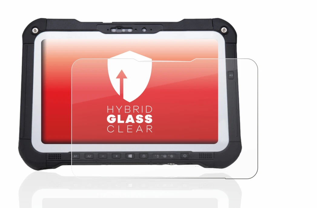 Image de l'appareil Panasonic Toughbook FZ-G2 avec une grande variété de protections d'écran.