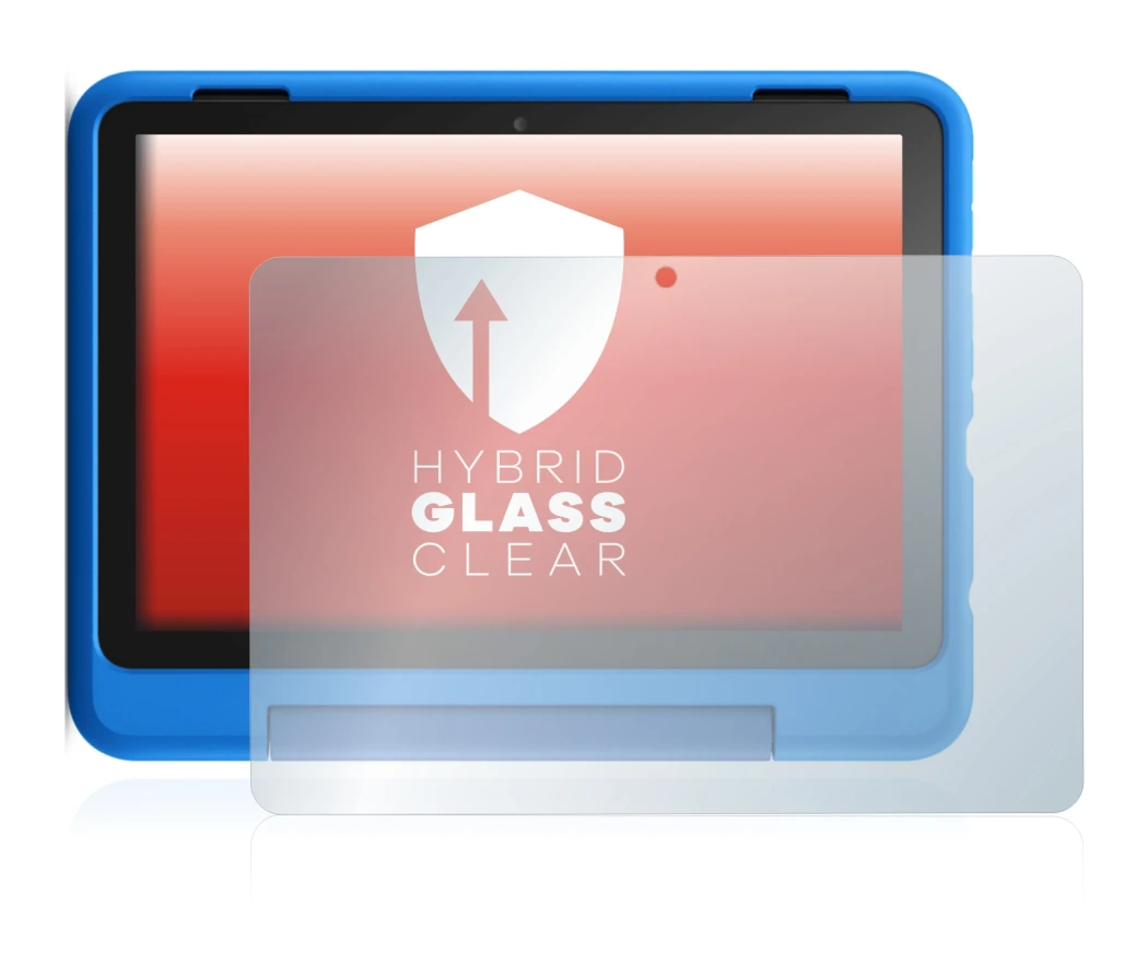 Image de l'appareil Amazon Fire HD 8 Kids Pro Edition 2021 (10ème Gen.) avec une grande variété de protections d'écran.