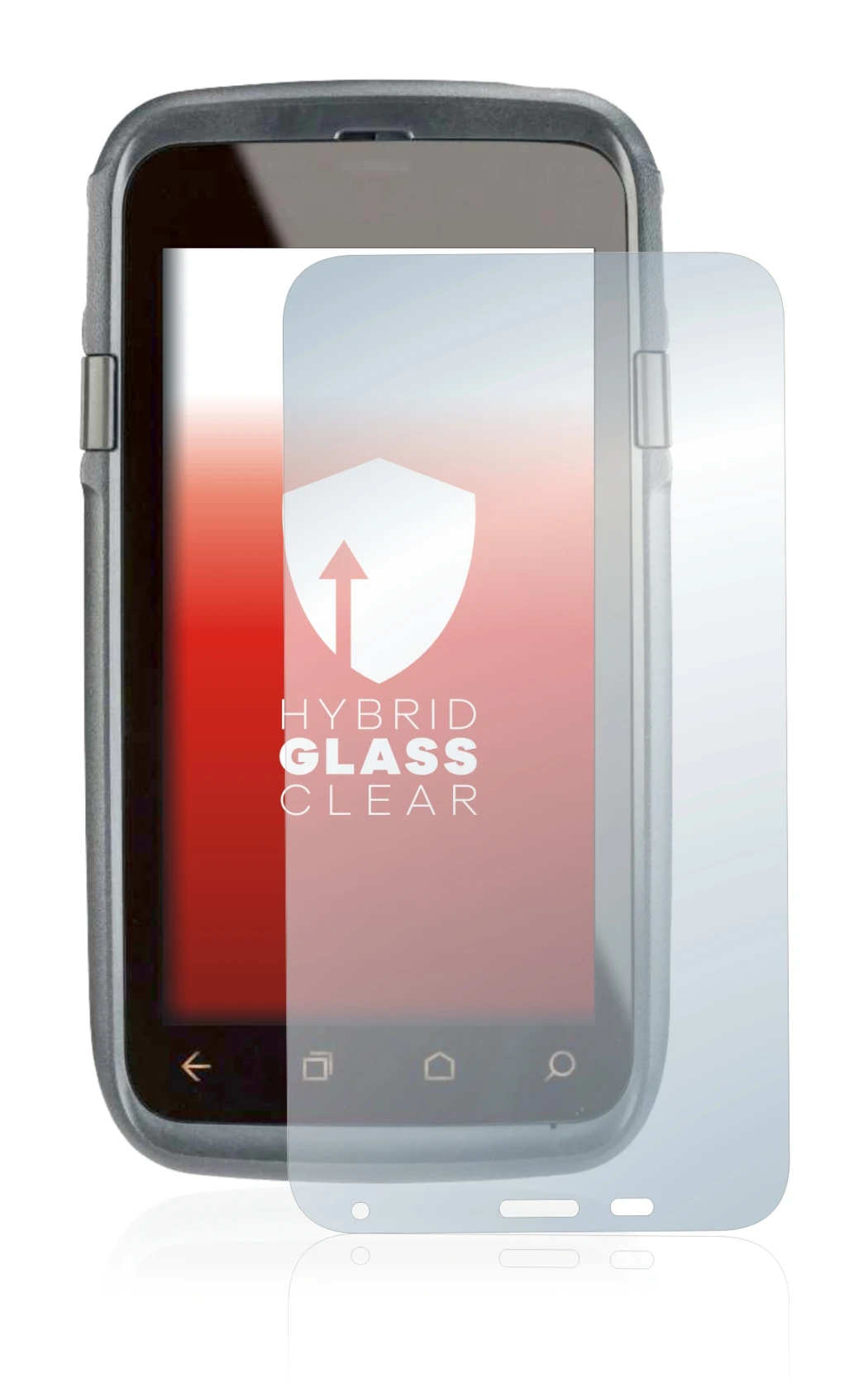 Image de l'appareil Honeywell Dolphin CT60 XP avec une grande variété de protections d'écran.