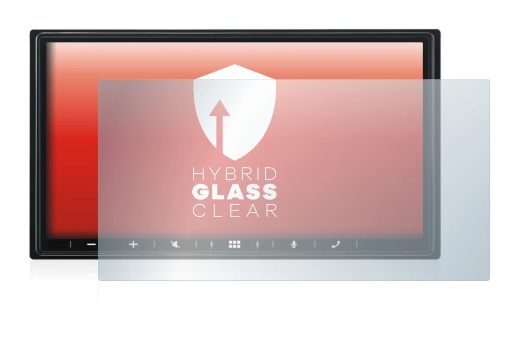 Image de l'appareil Alpine iLX-W690D avec une grande variété de protections d'écran.