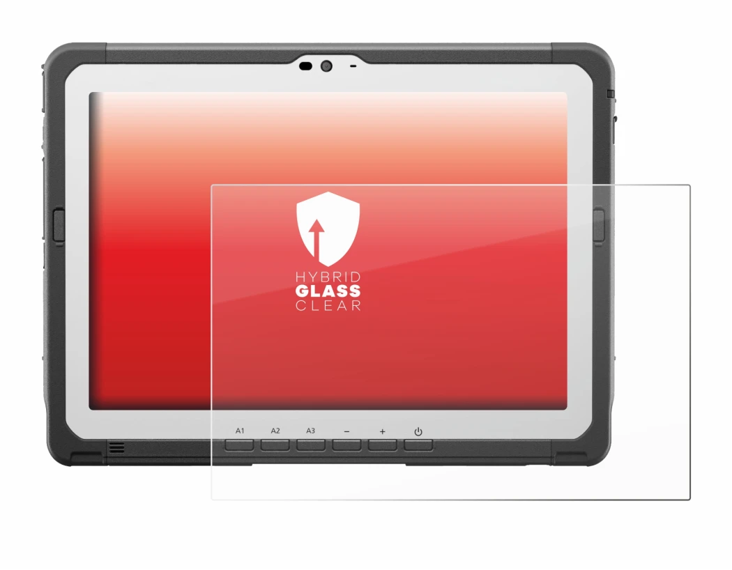 Image de l'appareil Panasonic Toughbook FZ-A3 avec une grande variété de protections d'écran.