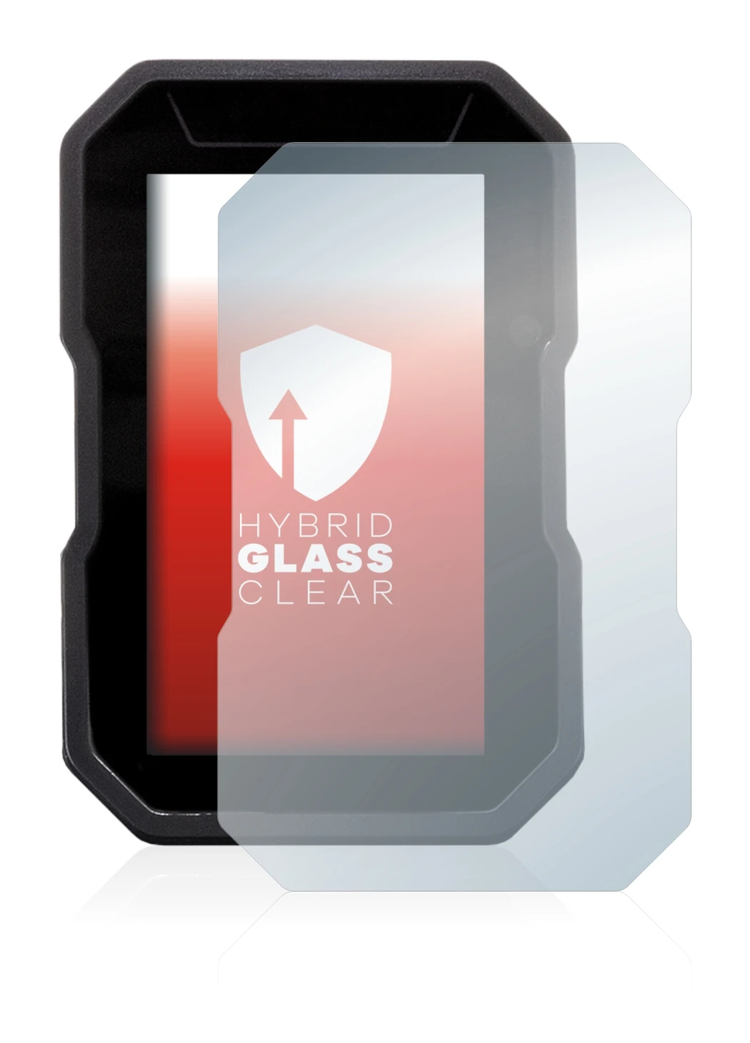 Image de l'appareil Ducati DesertX 2022 avec une grande variété de protections d'écran.