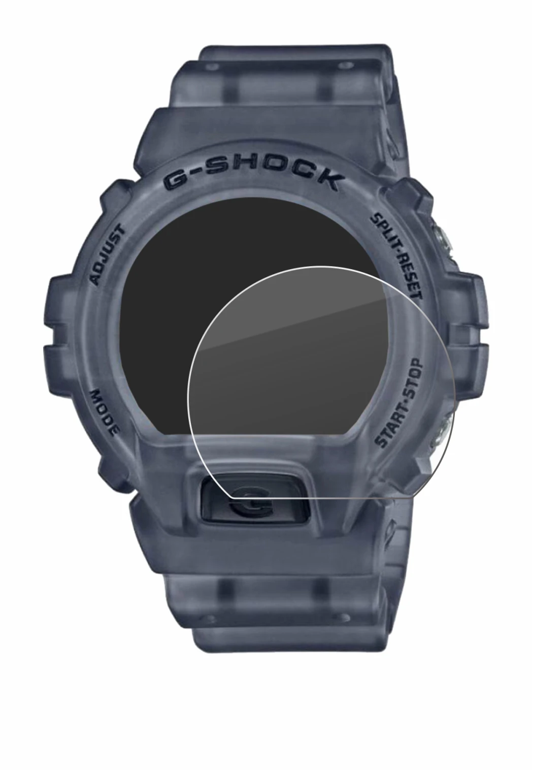Image de l'appareil Casio G-Shock DW-6900 avec une grande variété de protections d'écran.