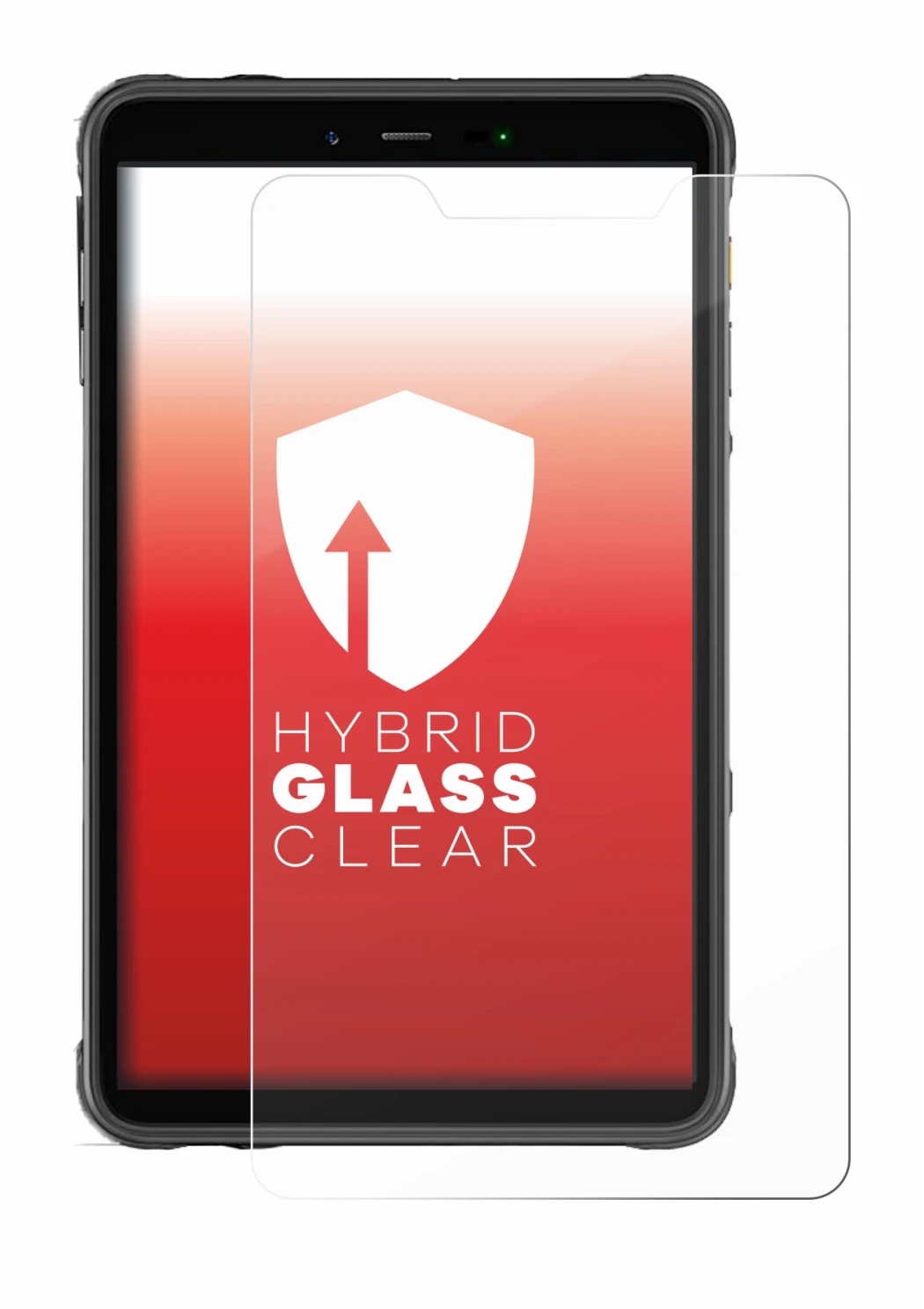 Image de l'appareil Ulefone Armor Pad 8 avec une grande variété de protections d'écran.