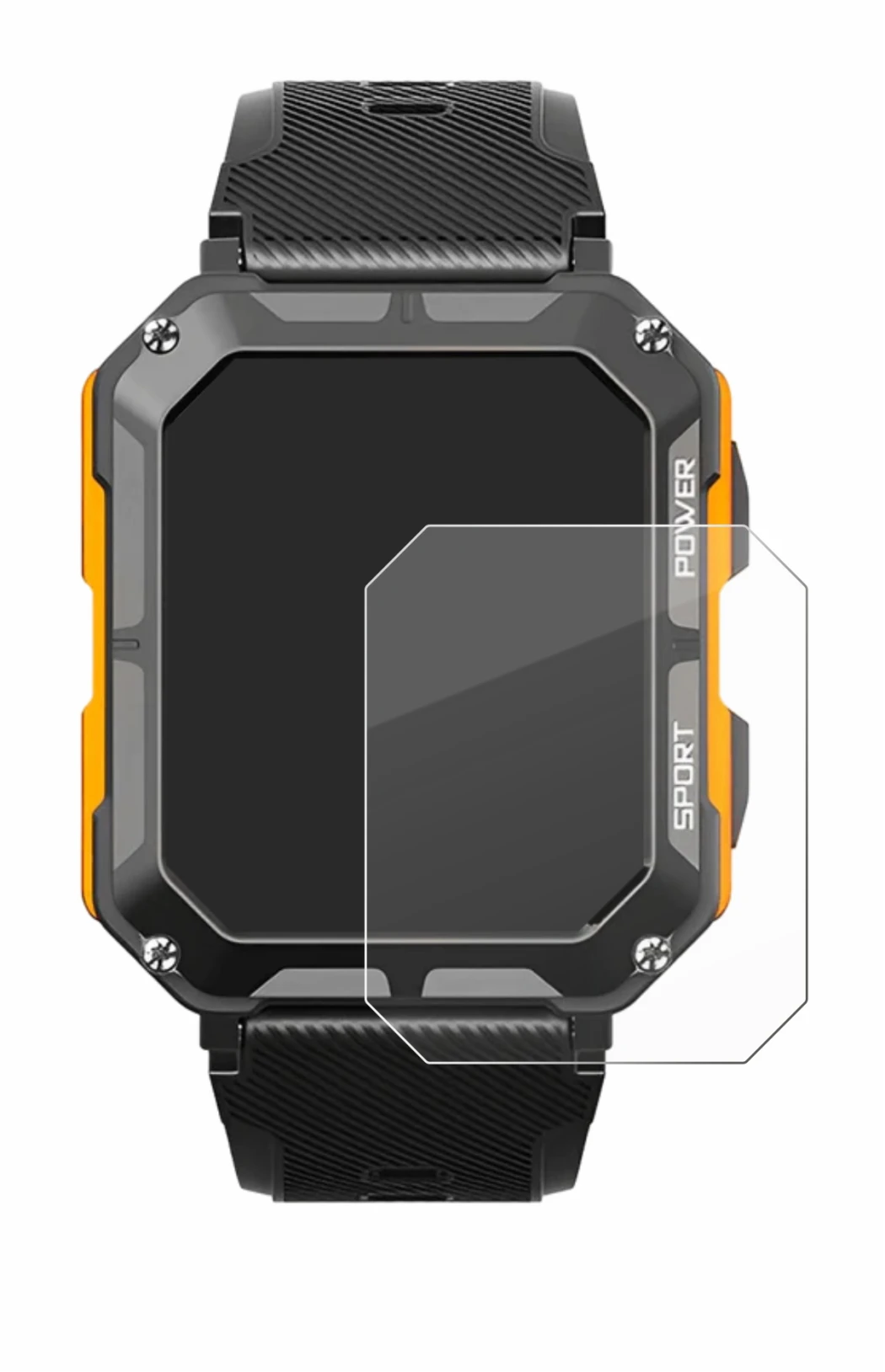 Image de l'appareil Njord Gear The Indestructible Smartwatch avec une grande variété de protections d'écran.