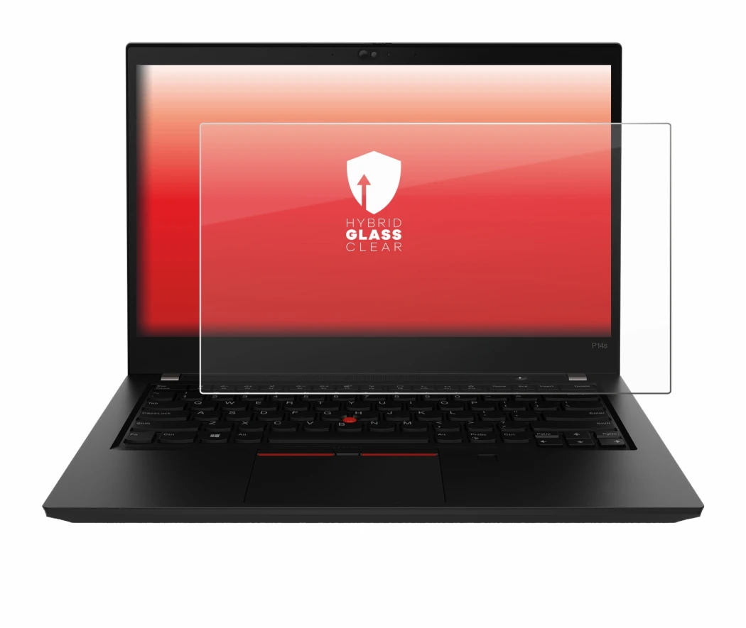 Image de l'appareil Lenovo ThinkPad P14s Gen 2 avec une grande variété de protections d'écran.