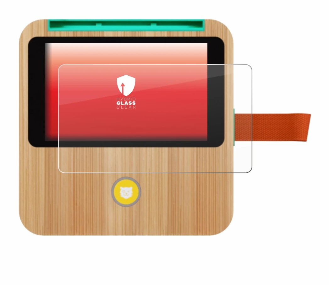 Image de l'appareil tigerbox Touch Plus avec une grande variété de protections d'écran.