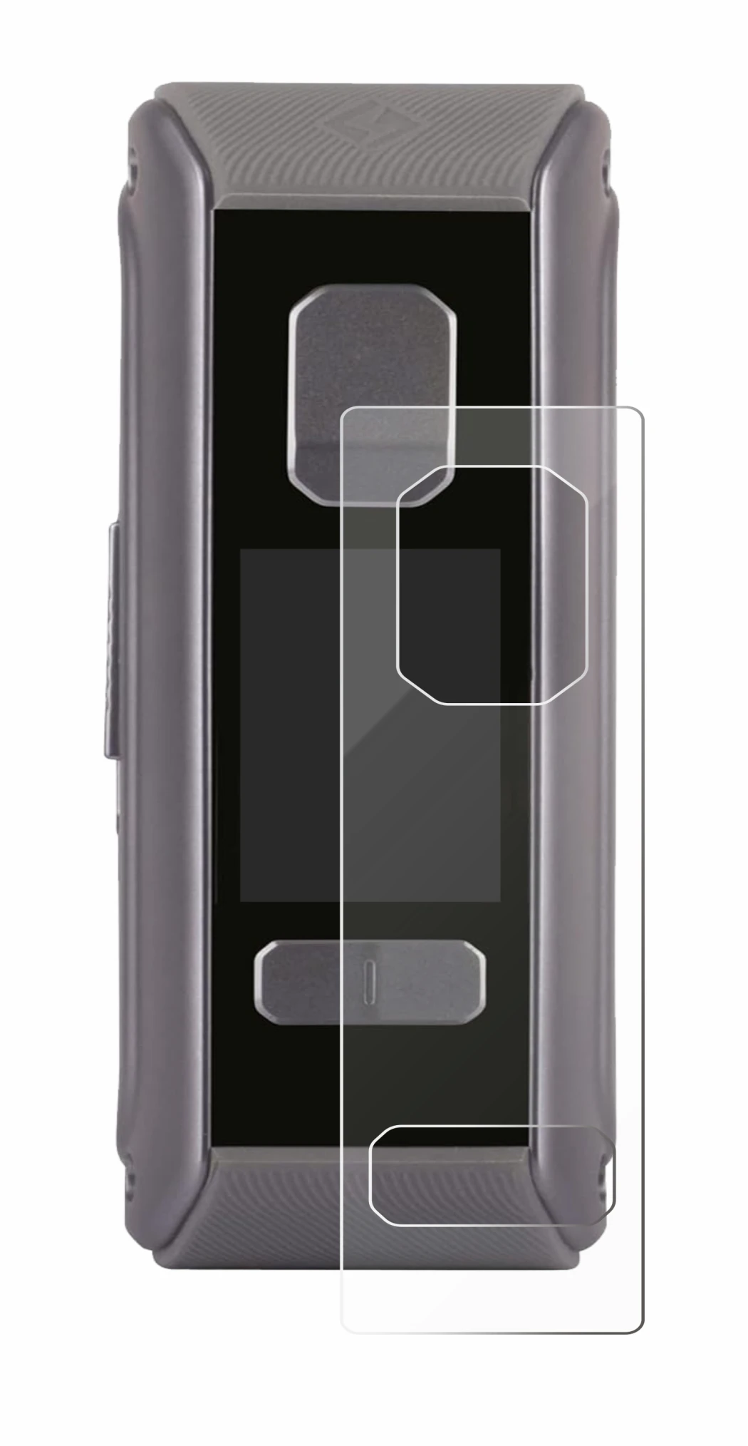 Image de l'appareil GeekVape Aegis Max2 / Max100 avec une grande variété de protections d'écran.