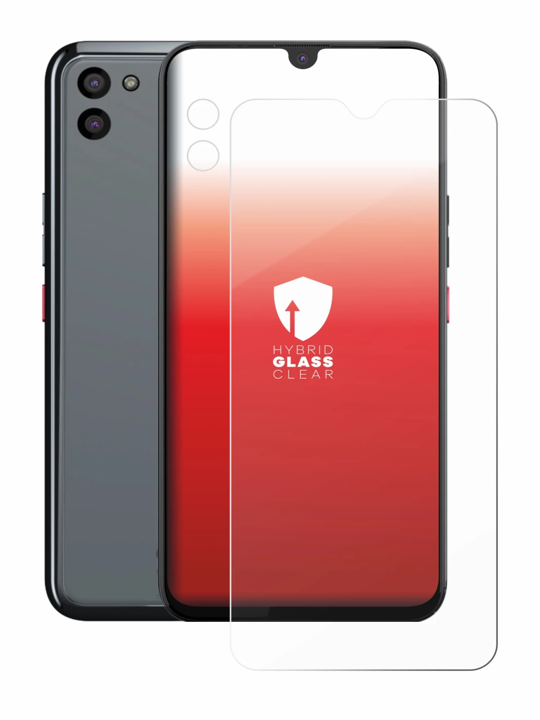 Image de l'appareil Gigaset GS5 PRO SE (Avant+Caméra) avec une grande variété de protections d'écran.