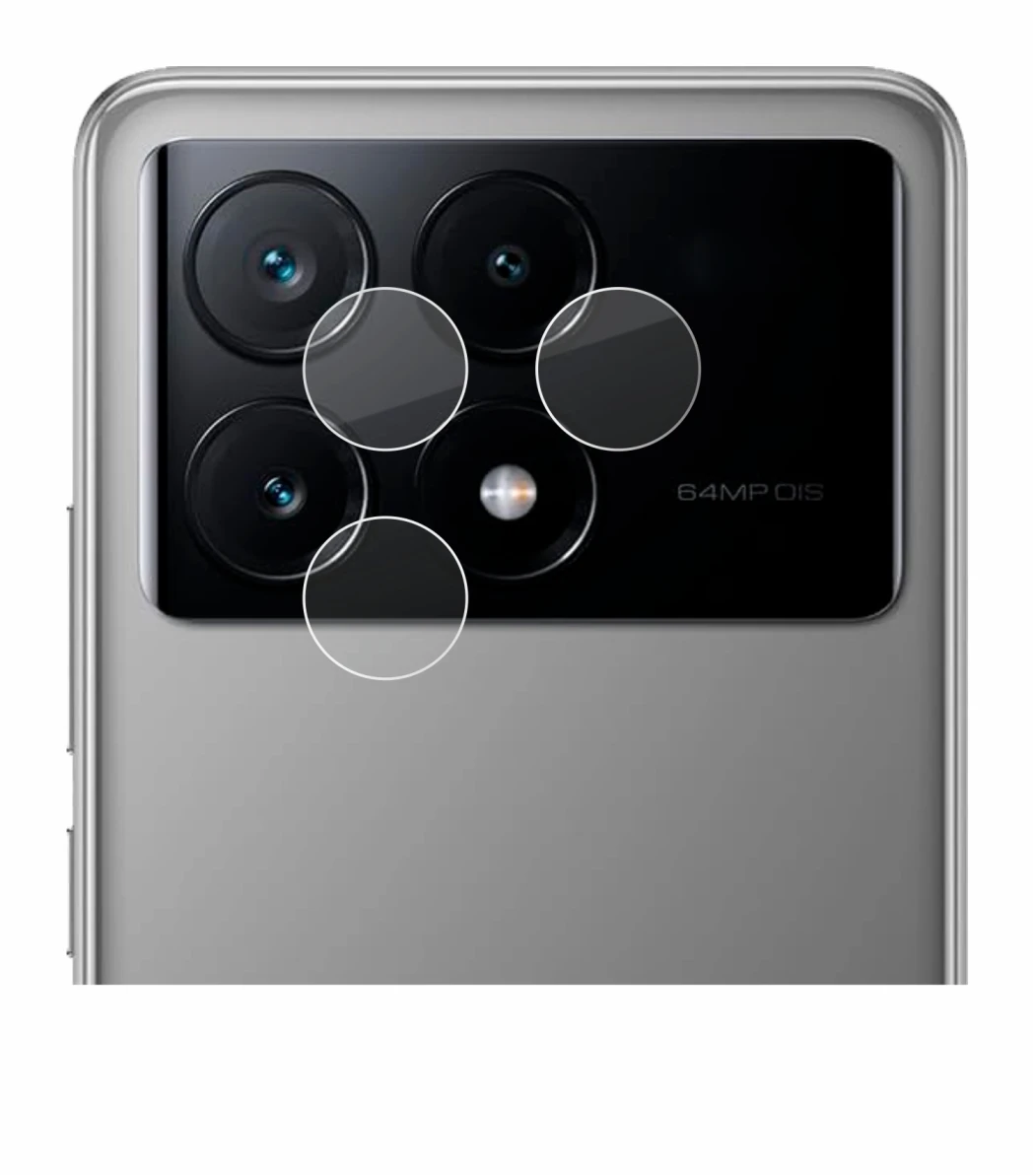 Image de l'appareil Xiaomi Poco X6 Pro (Caméra UNIQUEMENT) avec une grande variété de protections d'écran.