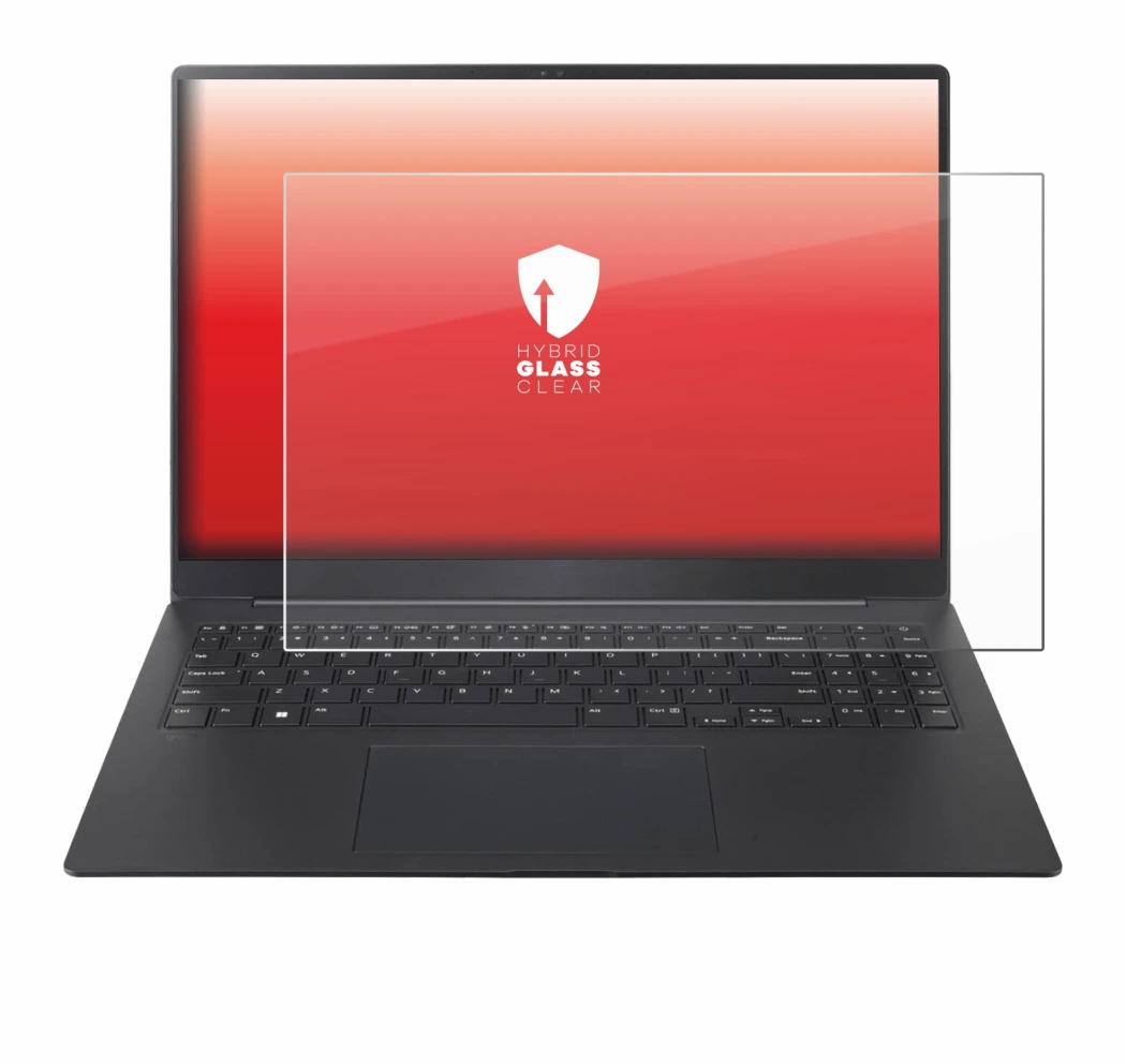 Image de l'appareil LG gram Pro 16 2024 avec une grande variété de protections d'écran.