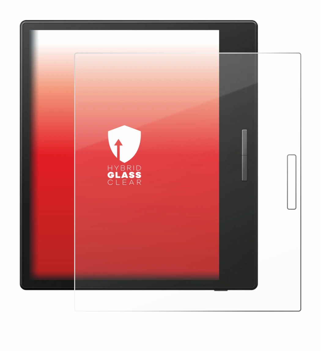 Image de l'appareil Boox Go Color 7 avec une grande variété de protections d'écran.