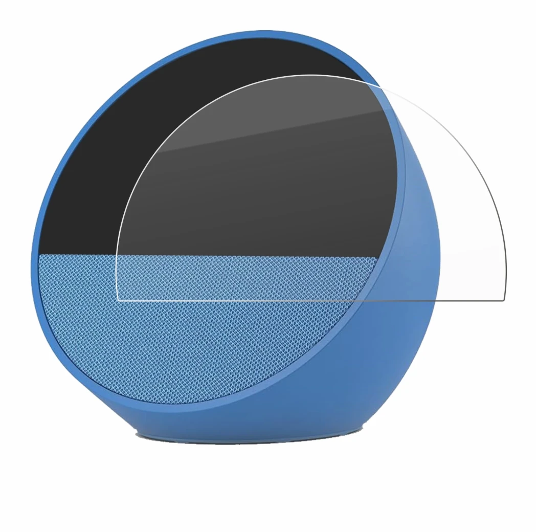 Image de l'appareil Amazon Echo Spot 2024 avec une grande variété de protections d'écran.