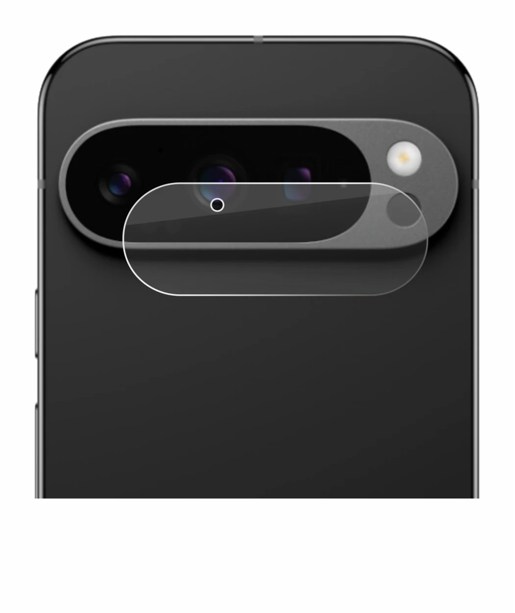 Image de l'appareil Google Pixel 9 Pro (Caméra UNIQUEMENT) avec une grande variété de protections d'écran.