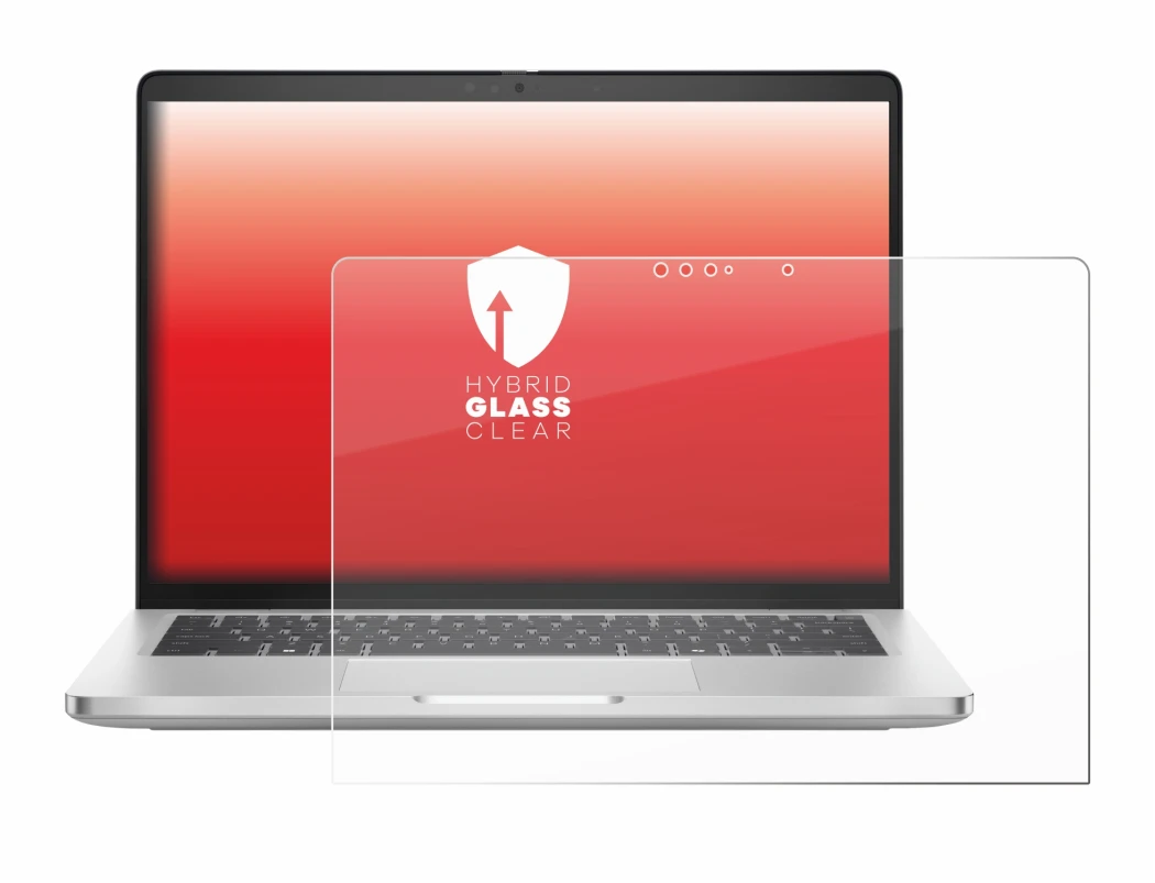 Image de l'appareil Dell Pro 14 Plus 2-in-1 PB14250 avec une grande variété de protections d'écran.