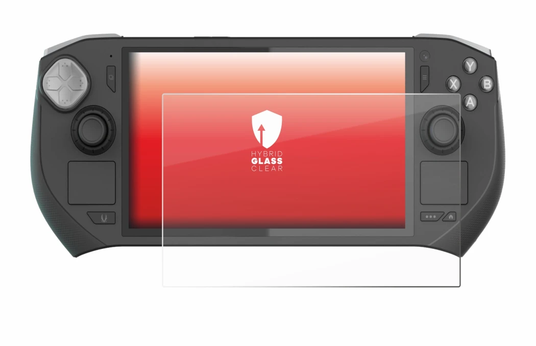 Image de l'appareil Zotac Gaming Zone avec une grande variété de protections d'écran.