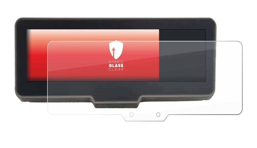 Image de l'appareil KTM 990 Duke R 2025 avec une grande variété de protections d'écran.