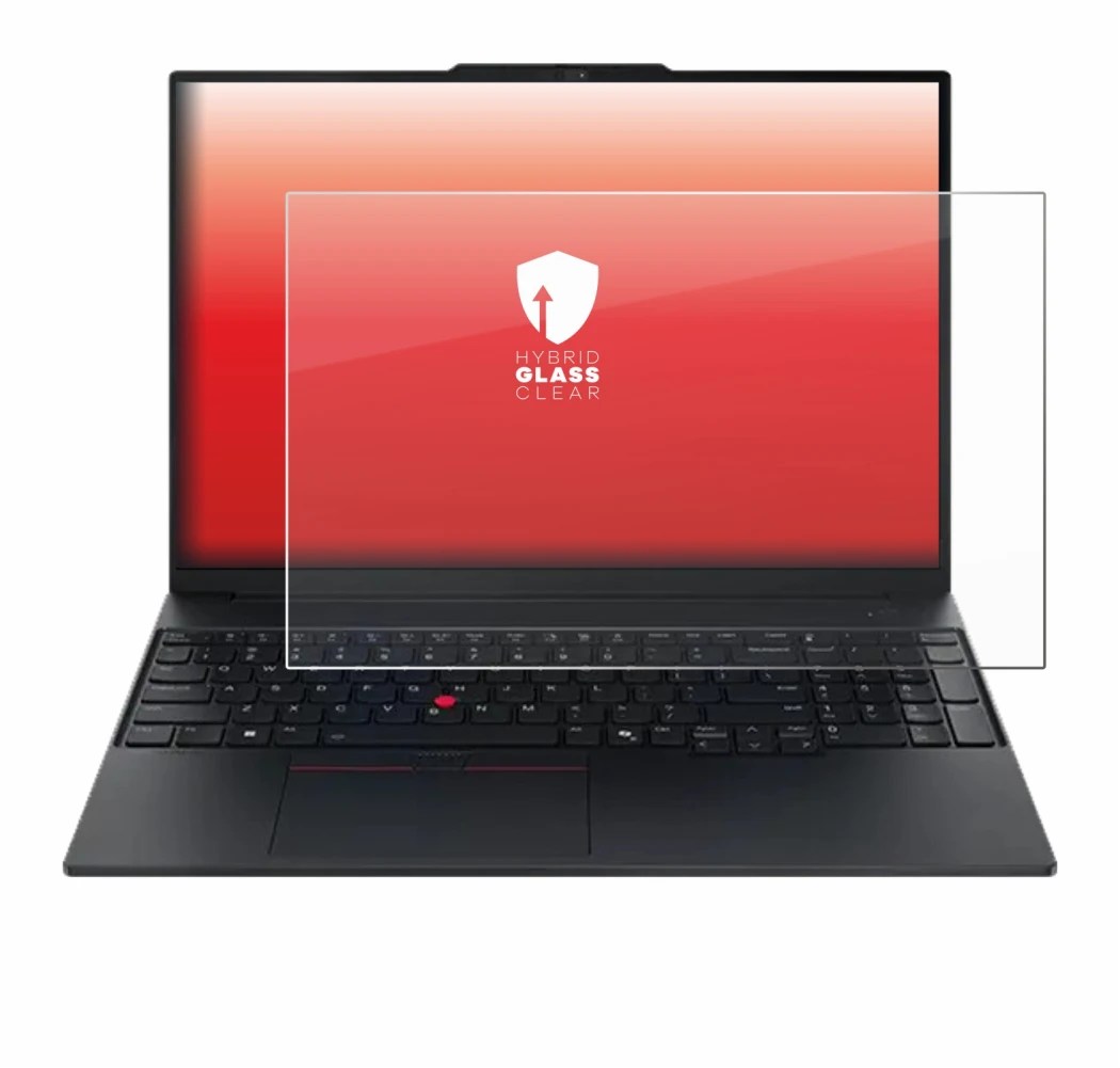 Image de l'appareil Lenovo ThinkPad E16 Gen 3 avec une grande variété de protections d'écran.