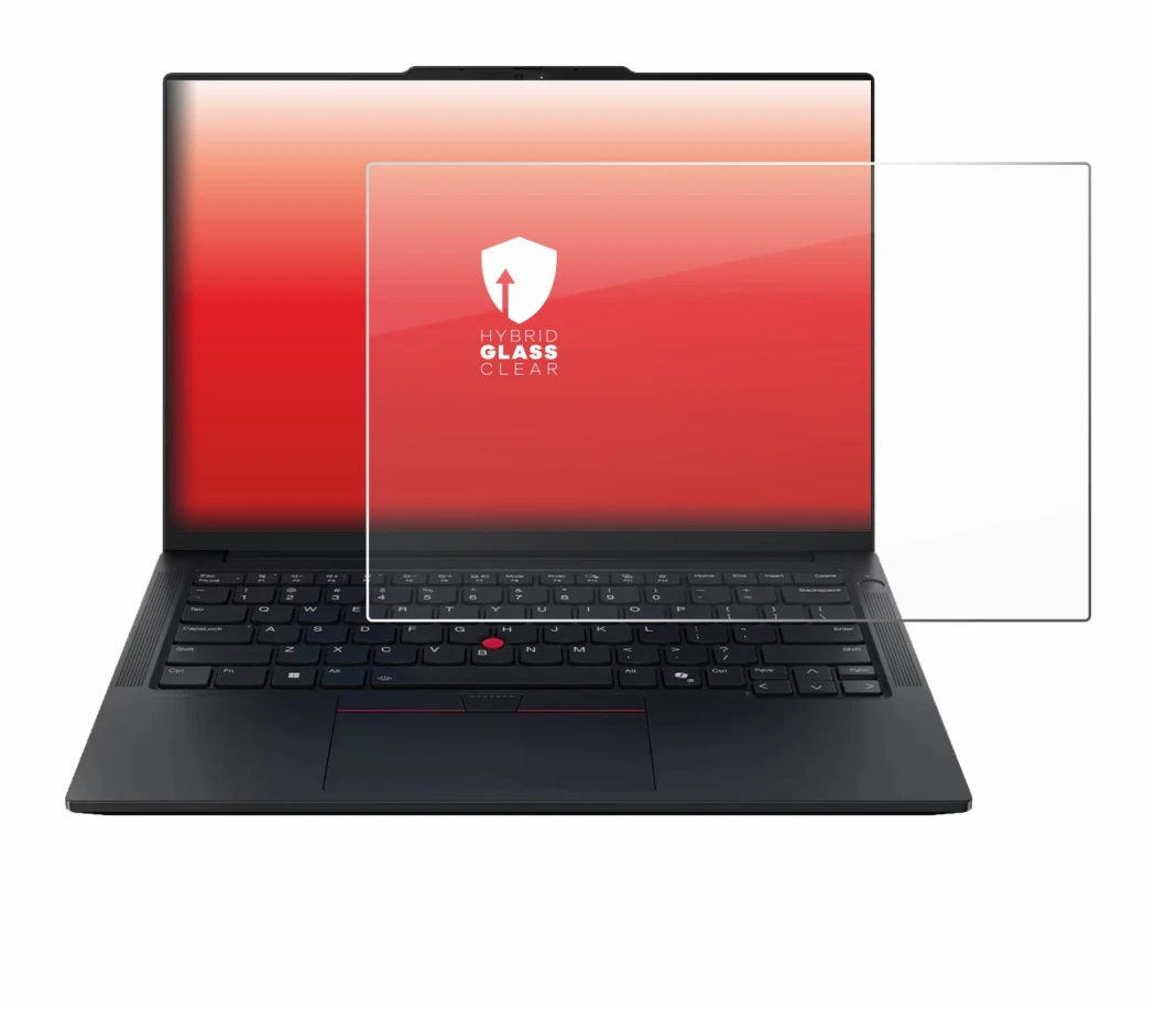 Image de l'appareil Lenovo ThinkPad E14 Gen 7 avec une grande variété de protections d'écran.
