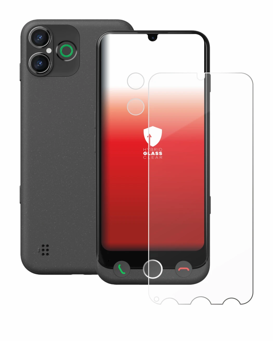 Image de l'appareil Doro Aurora A30 (Avant+Caméra) avec une grande variété de protections d'écran.