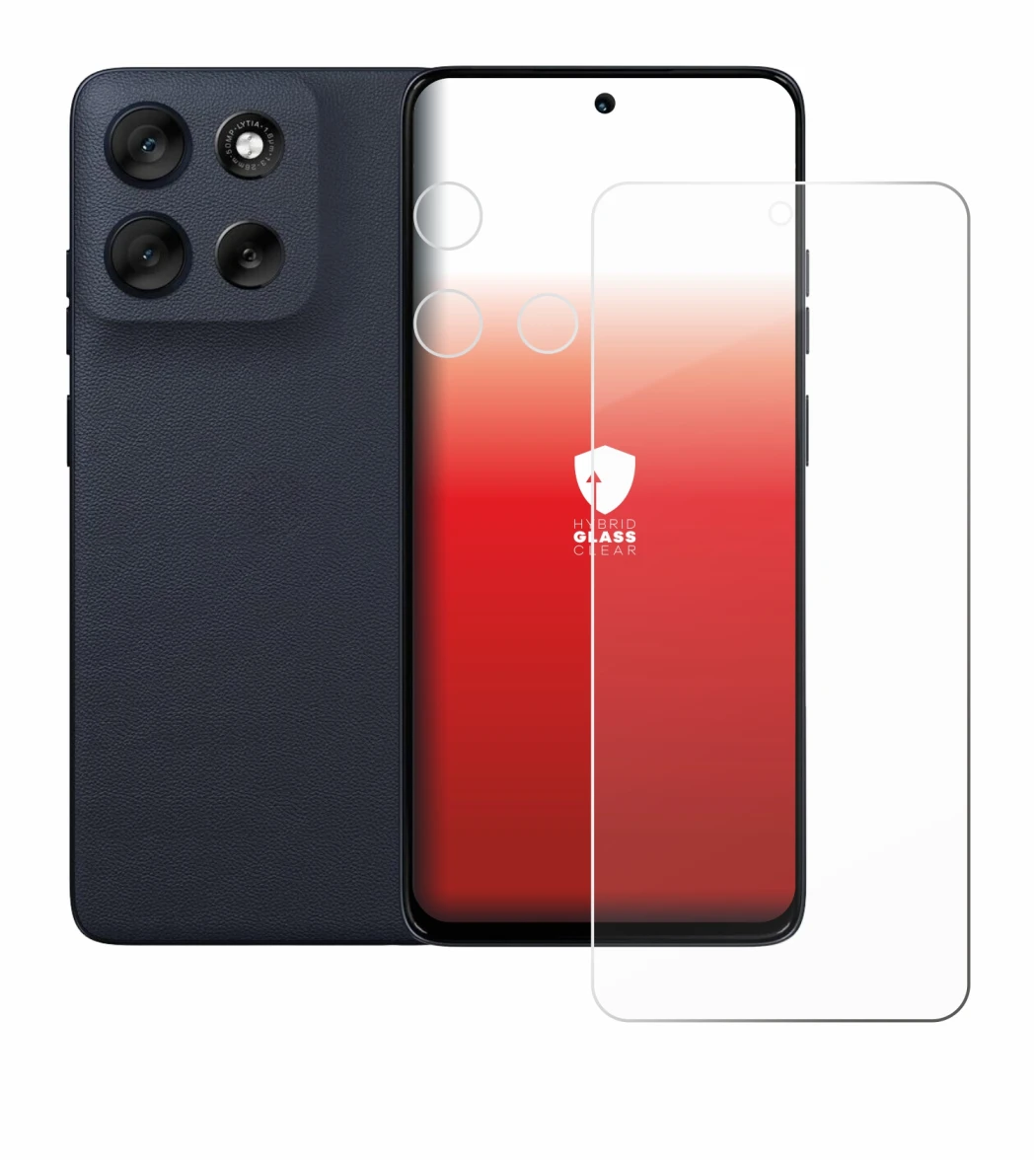 Image de l'appareil Motorola Moto G56 (Avant+Caméra) avec une grande variété de protections d'écran.