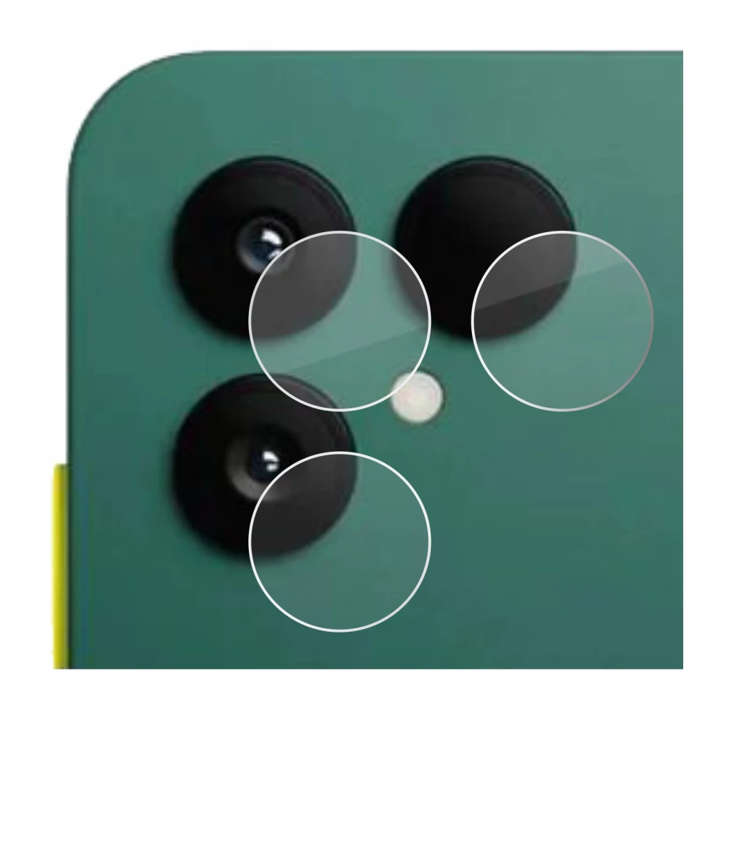 Image de l'appareil Fairphone 6 (Caméra UNIQUEMENT) avec une grande variété de protections d'écran.