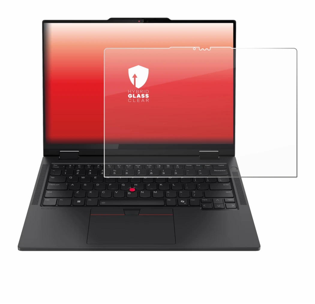 Image de l'appareil Lenovo ThinkPad T14s 2-in-1 avec une grande variété de protections d'écran.