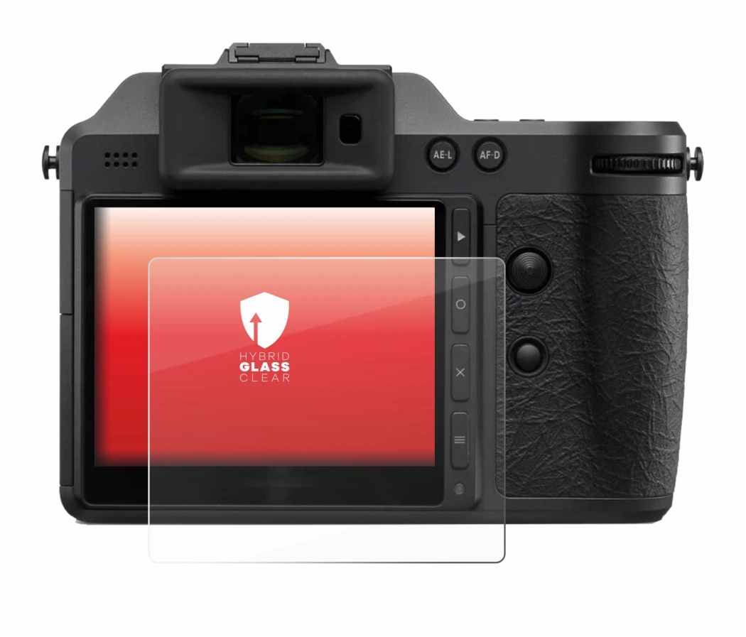 Image de l'appareil Hasselblad X2D II 100C avec une grande variété de protections d'écran.