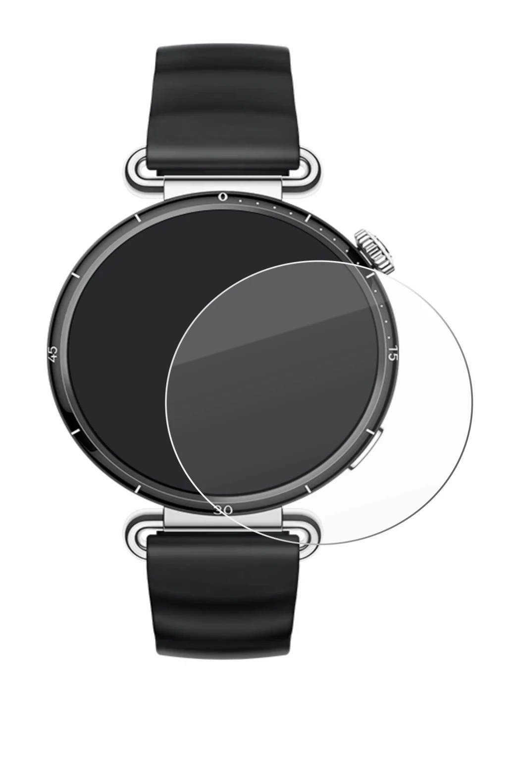 Image de l'appareil Huawei Watch GT 6 (41 mm) avec une grande variété de protections d'écran.