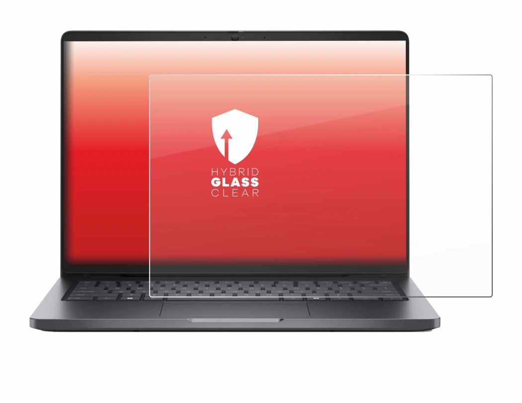 Image de l'appareil Dell Pro 14 avec une grande variété de protections d'écran.