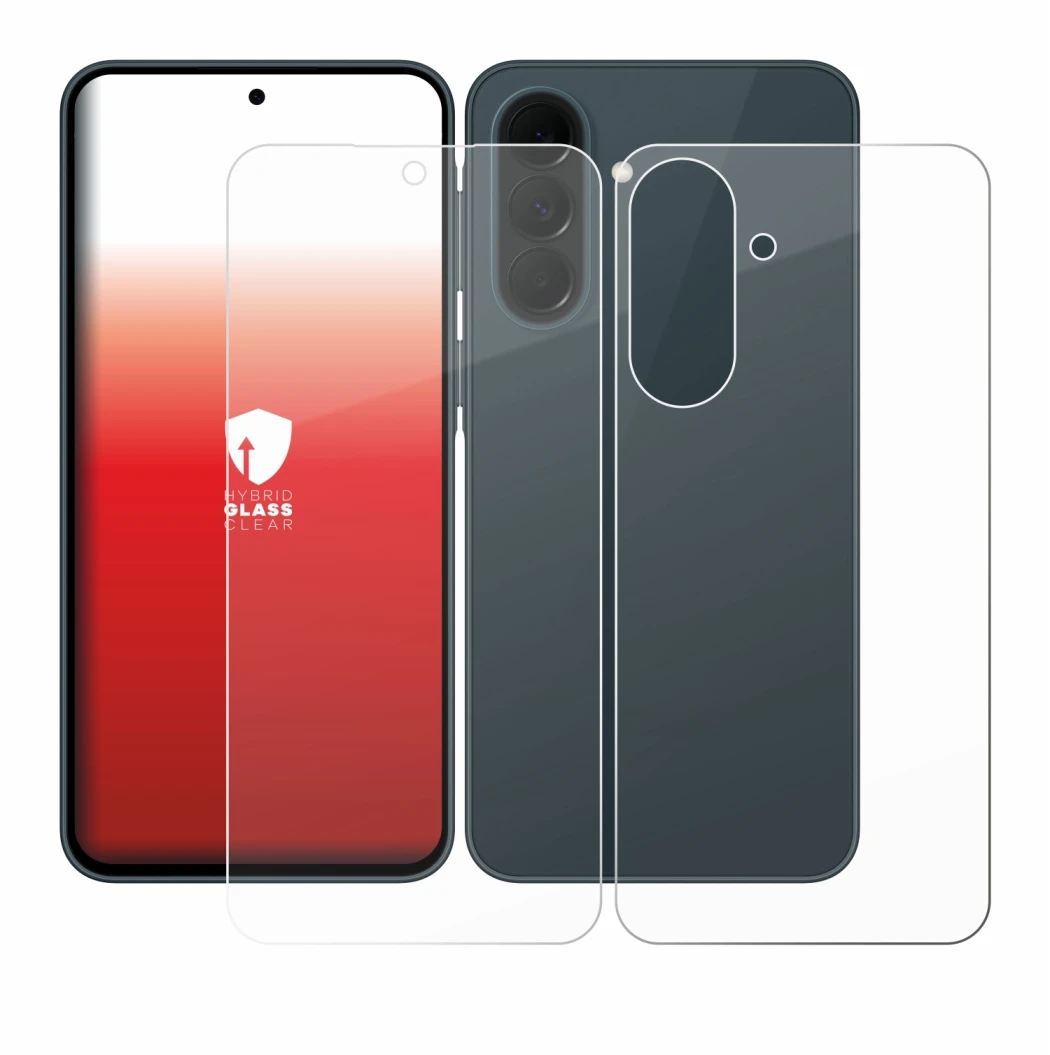 Image de l'appareil Samsung Galaxy A37 5G (Avant+Arrière) avec une grande variété de protections d'écran.